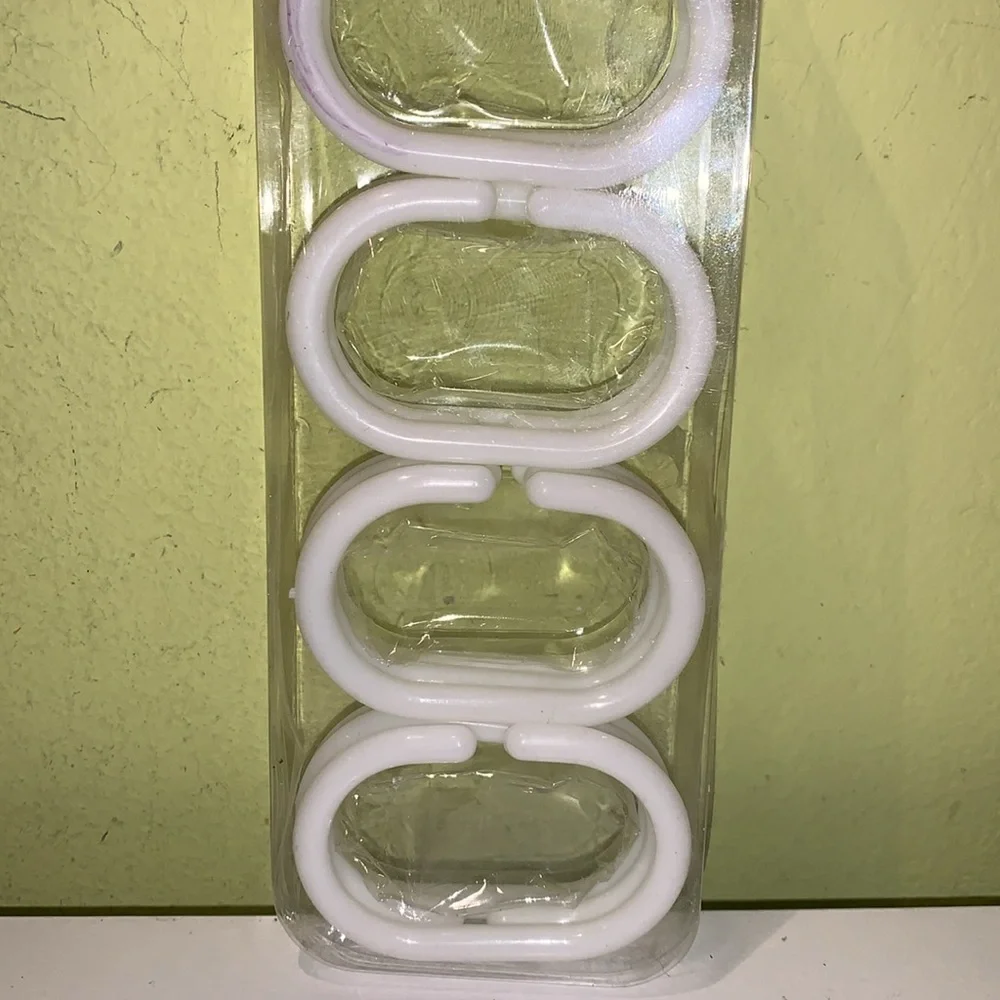 Shower curtain hooks